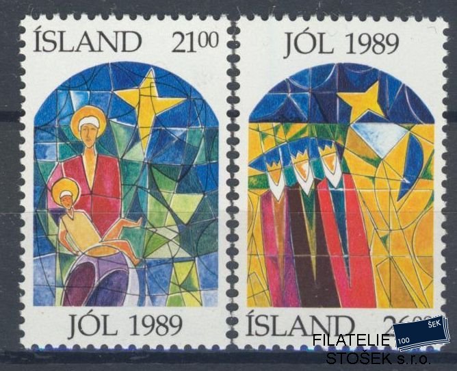 Island známky Mi 712-13