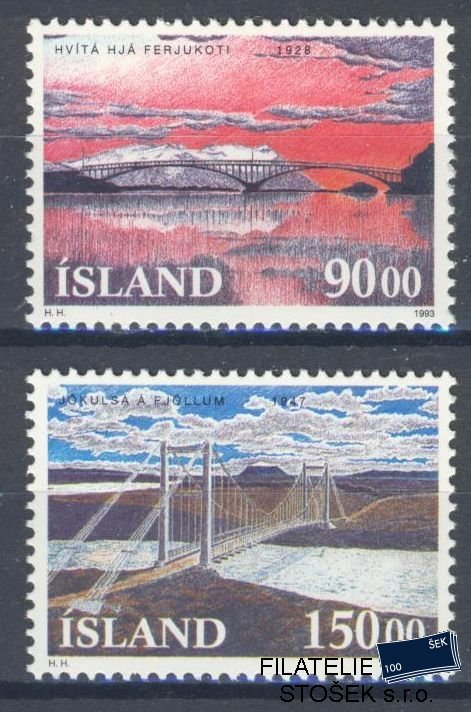 Island známky Mi 782-83