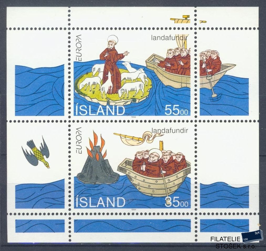 Island známky Mi Blok 15