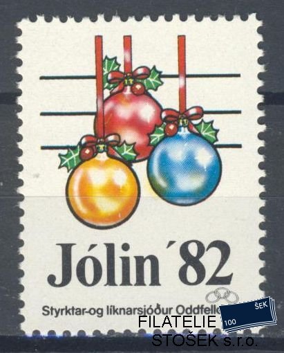 Island známky Mi Jól 1982