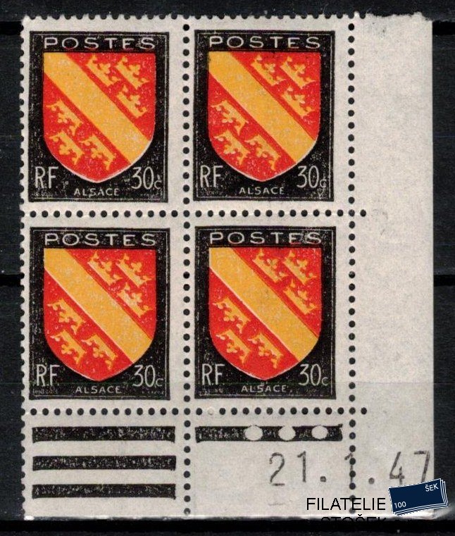 Francie známky Yv 756  21.1.1947