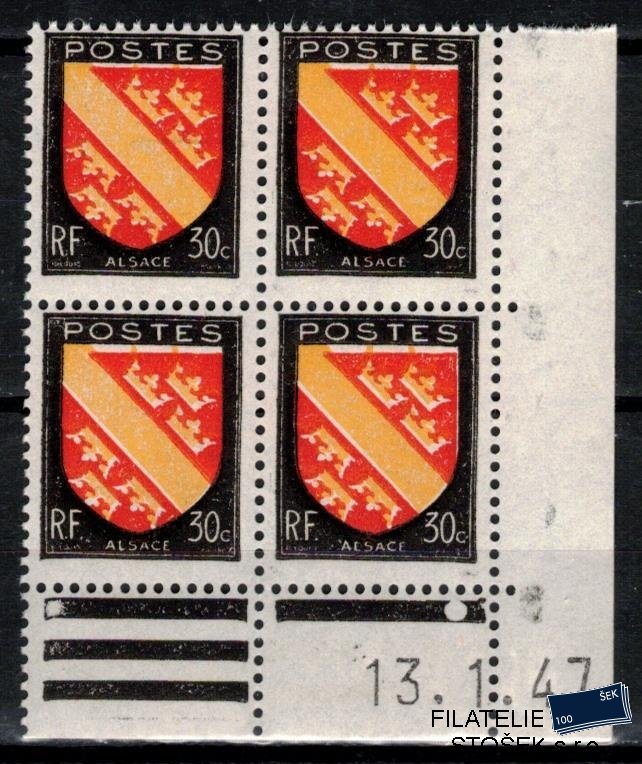 Francie známky Yv 756  13.1.1947