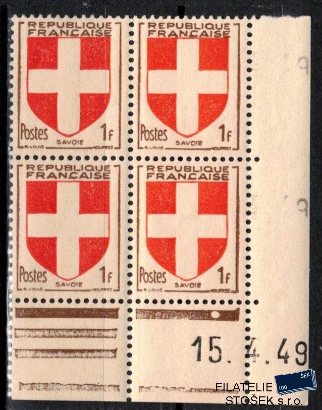 Francie známky Yv 836  15.4.1939