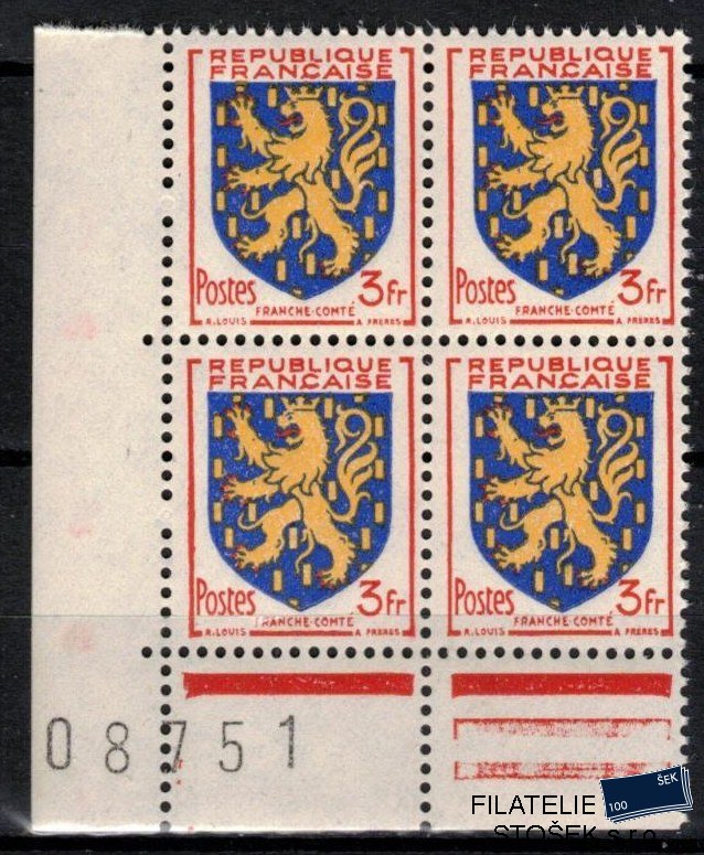 Francie známky Yv 903  číslo archu