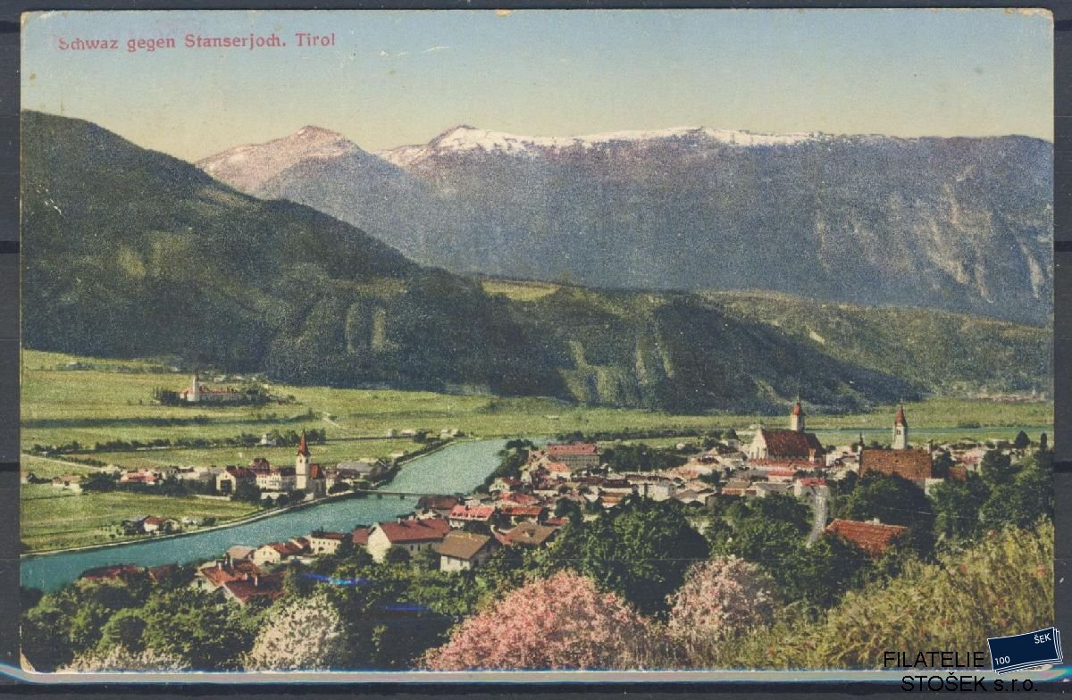 Rakousko pohlednice - Schwaz gegen Stanserjoch