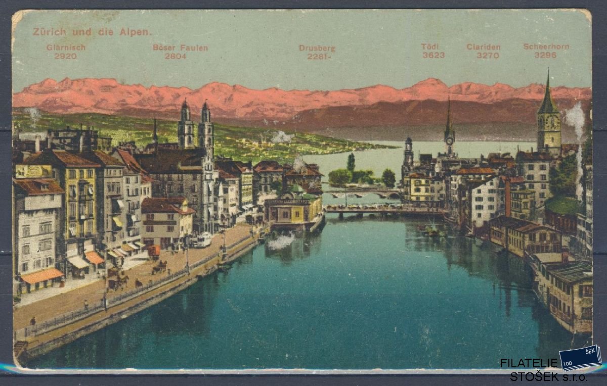 Švýcarsko Pohlednice - Zurich