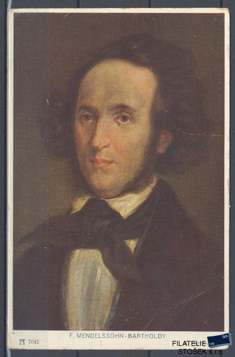 Námětová Pohlednice - F. Mendelssohn Batholdy