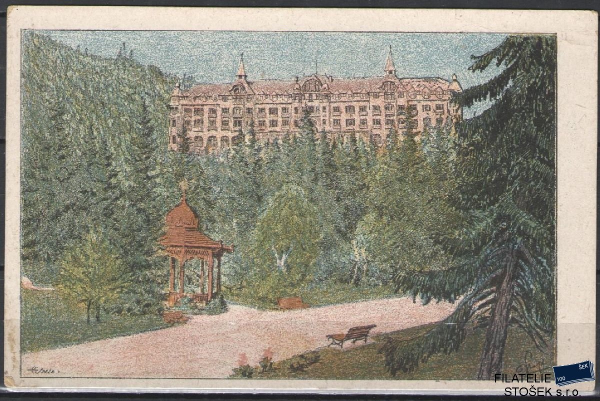 Pohlednice - Tatry - Tatranská Lomnica - Grandhotel Praha