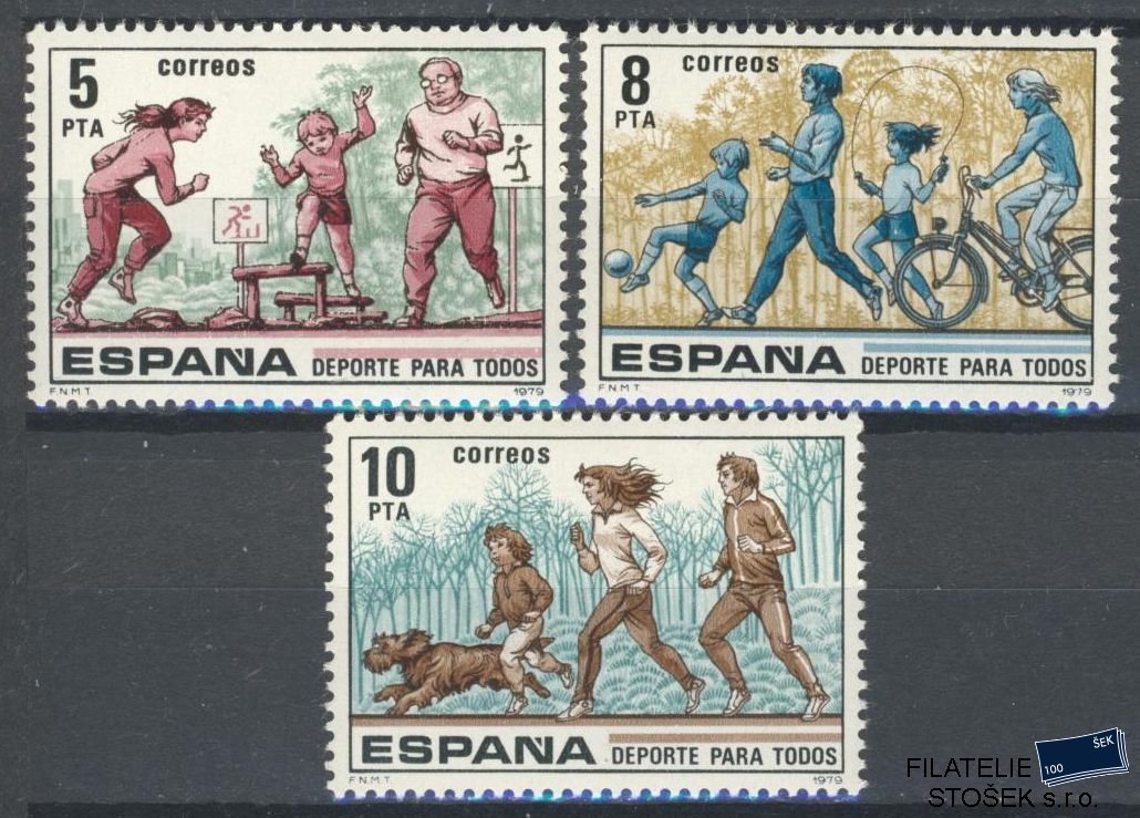 Španělsko známky Mi 2408-10