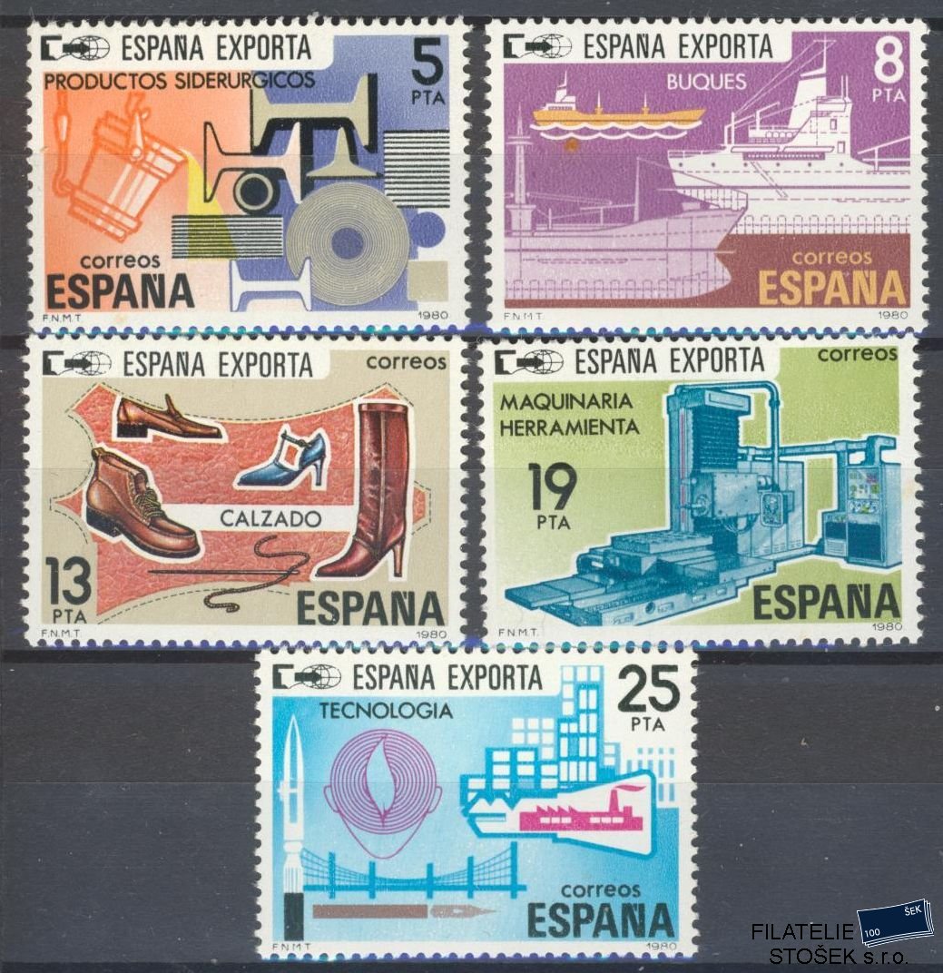 Španělsko známky Mi 2455-59