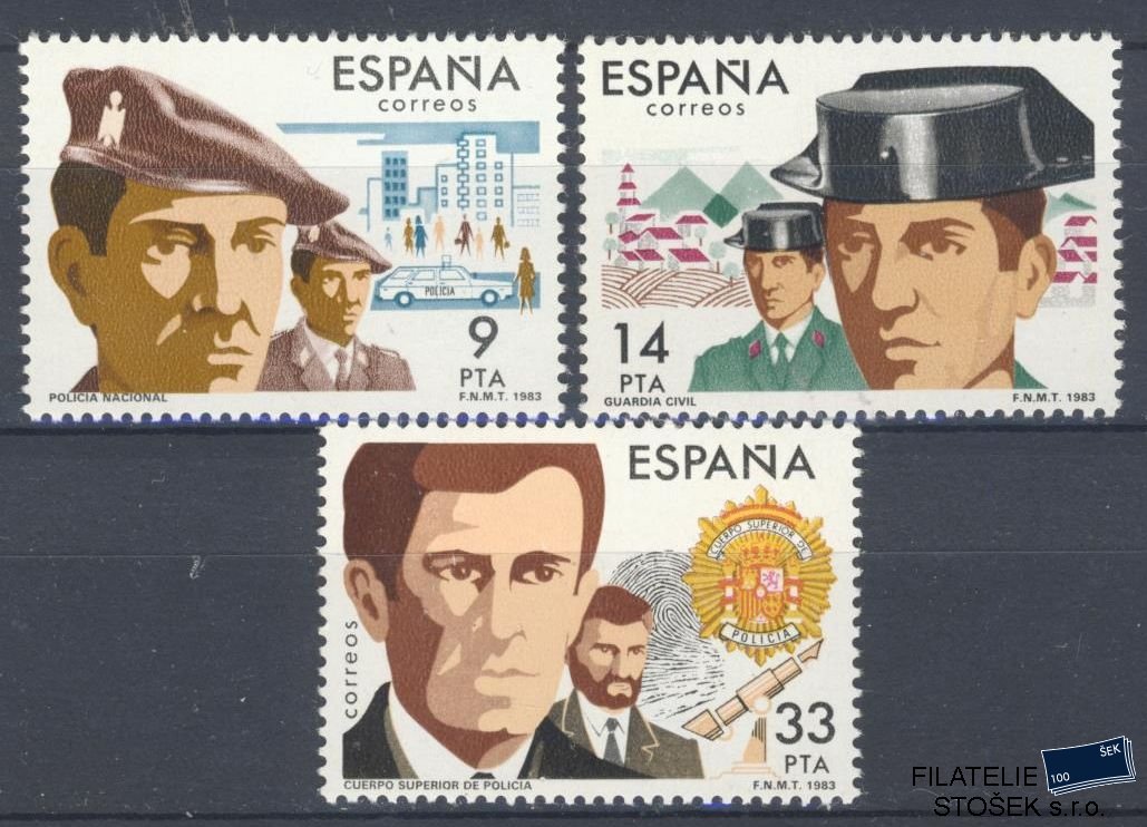 Španělsko známky Mi 2574-76
