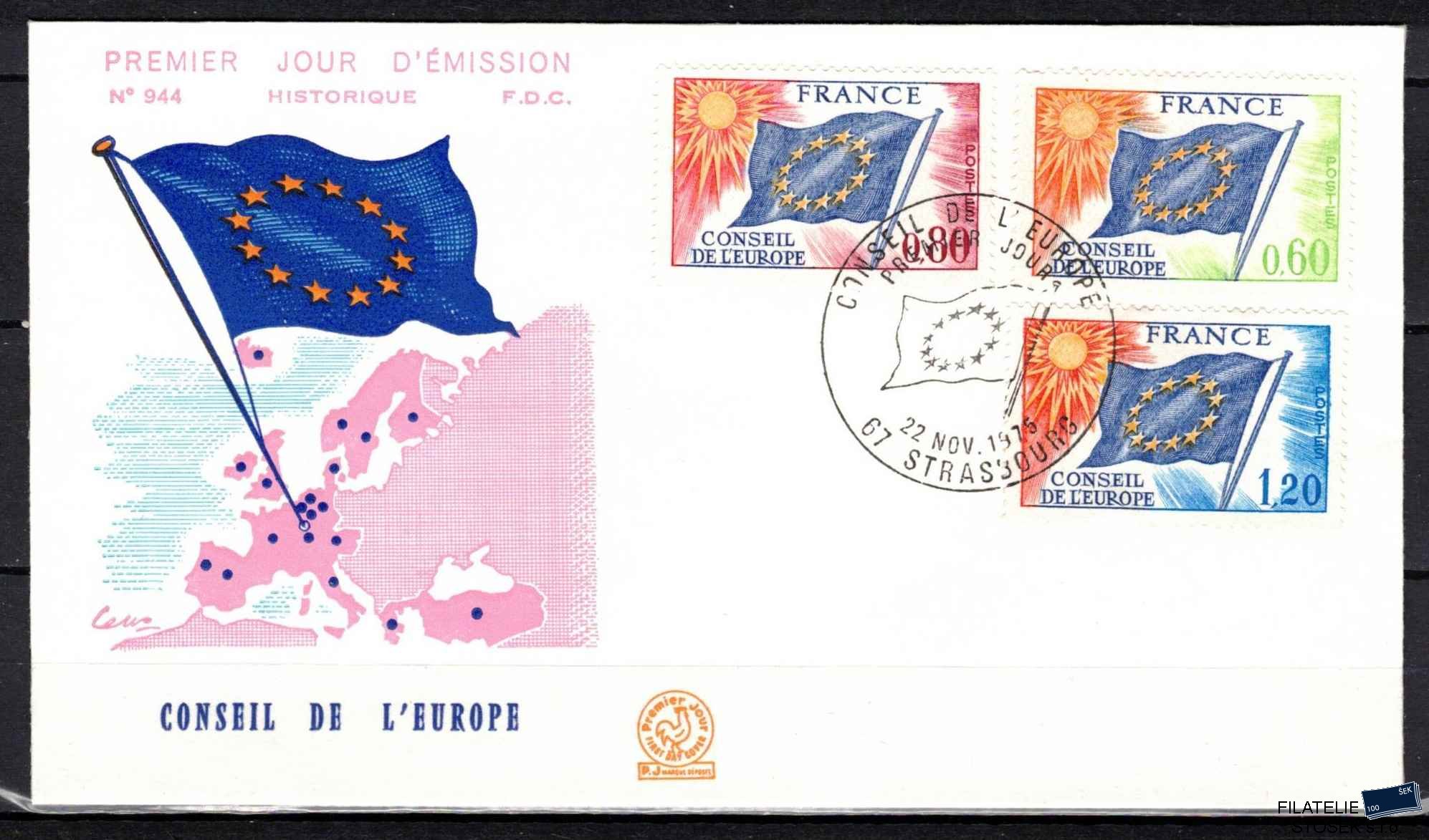 Francie-služební DE známky Mi 16-18