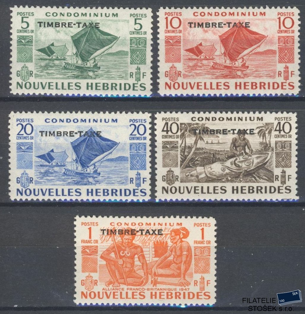 N. Hebrides známky Yv TT 26-30