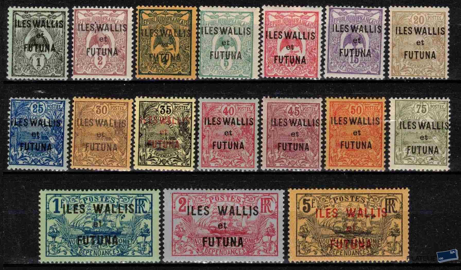 Wallis et Futuna známky Yv 1-17