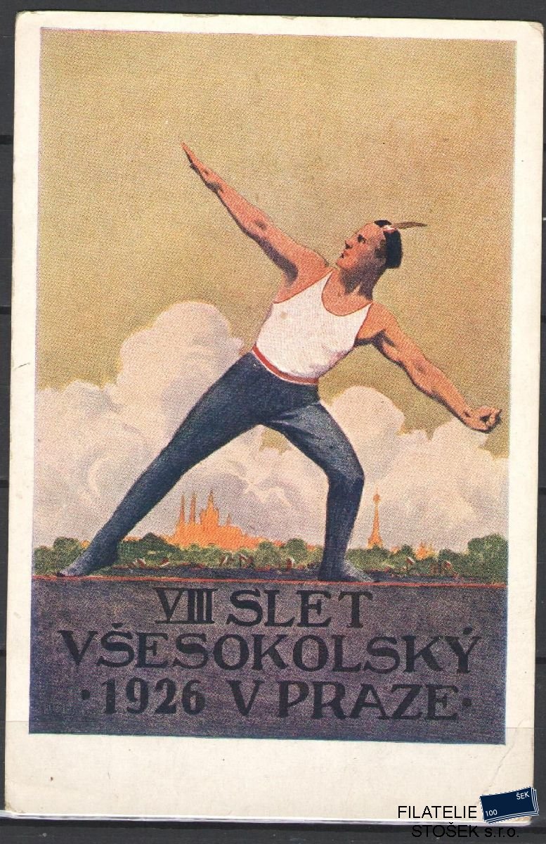 Pohlednice - VIII Všesokolský slet v Praze 1926