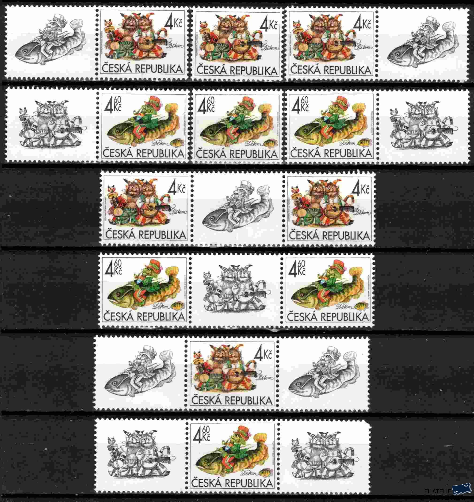 Česká republika známky 189-90 Kompletní sestava