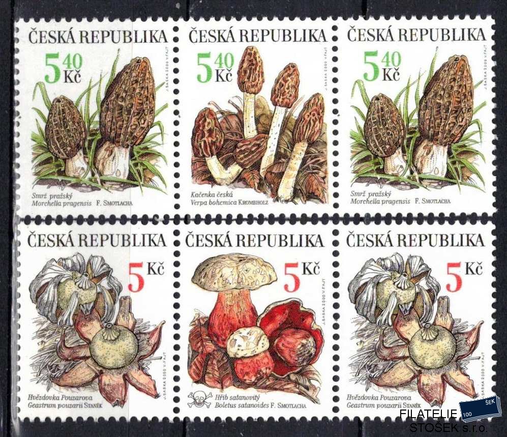 Česká republika známky 264-7 Trojpásky