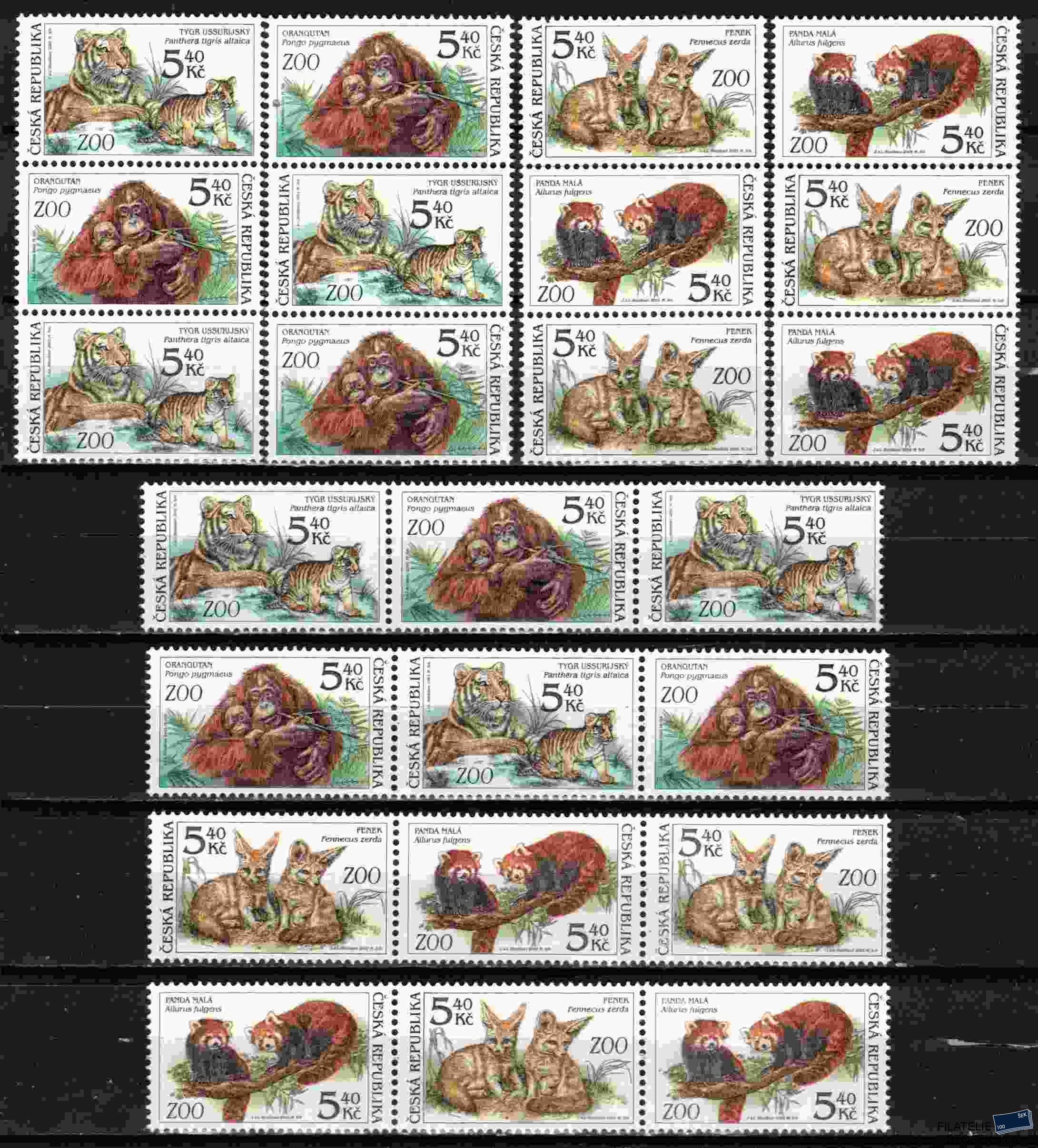 Česká republika známky 300-3 Trojpásky