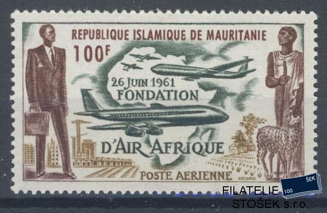 Mauritanie známky 1961 Air Afrique