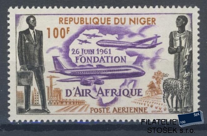 Niger známky 1961 Air Afrique