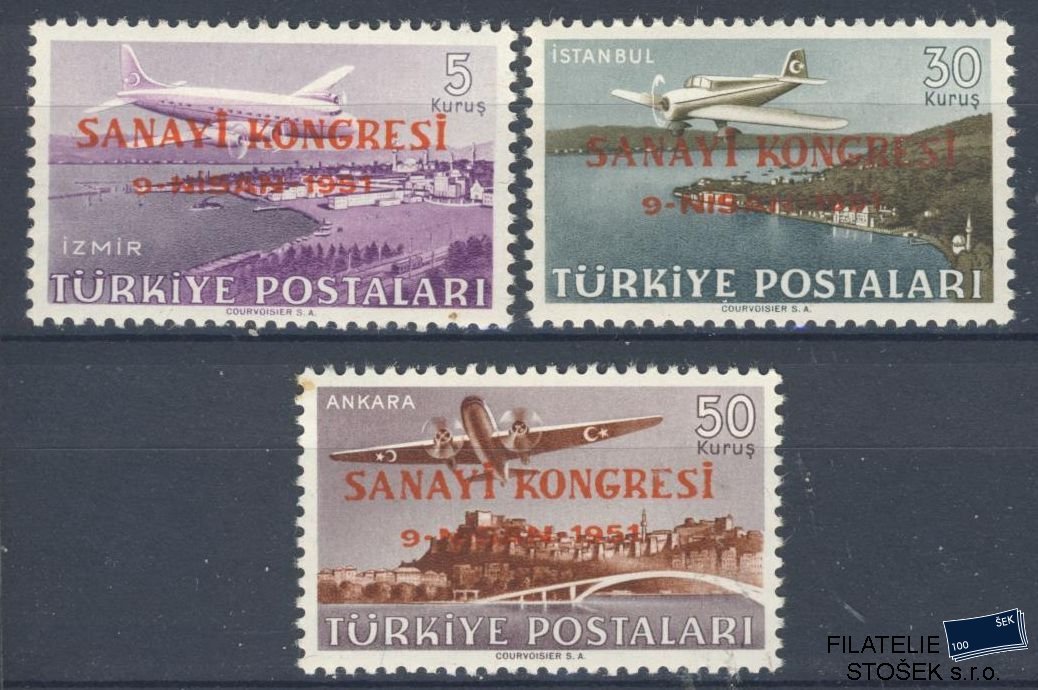 Turecko známky Mi 1270-72