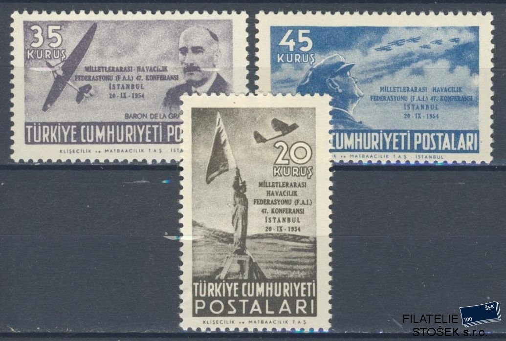 Turecko známky Mi 1395-97
