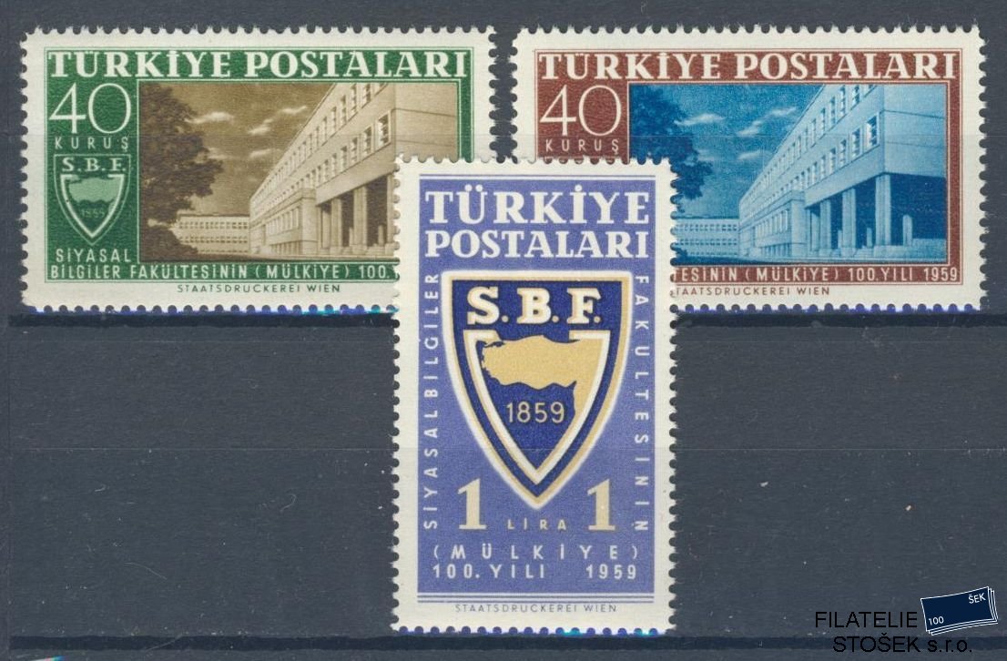 Turecko známky Mi 1694-96