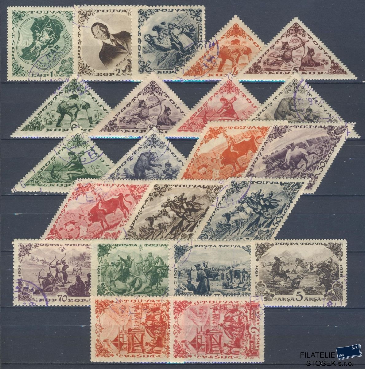 Touva známky Mi 76-97