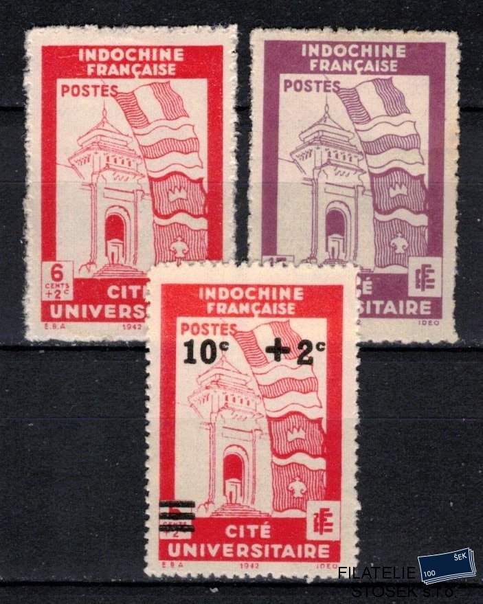 Indochine známky Yv 278-80