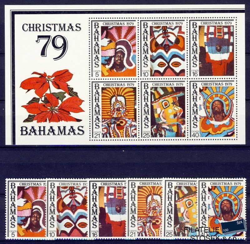 Bahamas Mi 0448-53 + Block 29