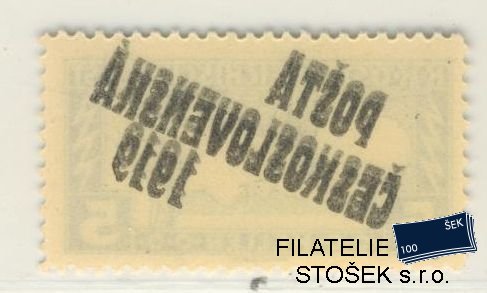 ČSR I známky 58A Obtisk II. Typ - Archový + Strojový