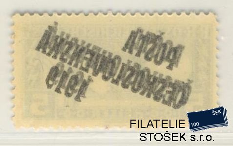 ČSR I známky 58A Obtisk II. Typ - Archový + Strojový