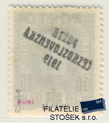 ČSR I známky 85 Obtisk II. Typ
