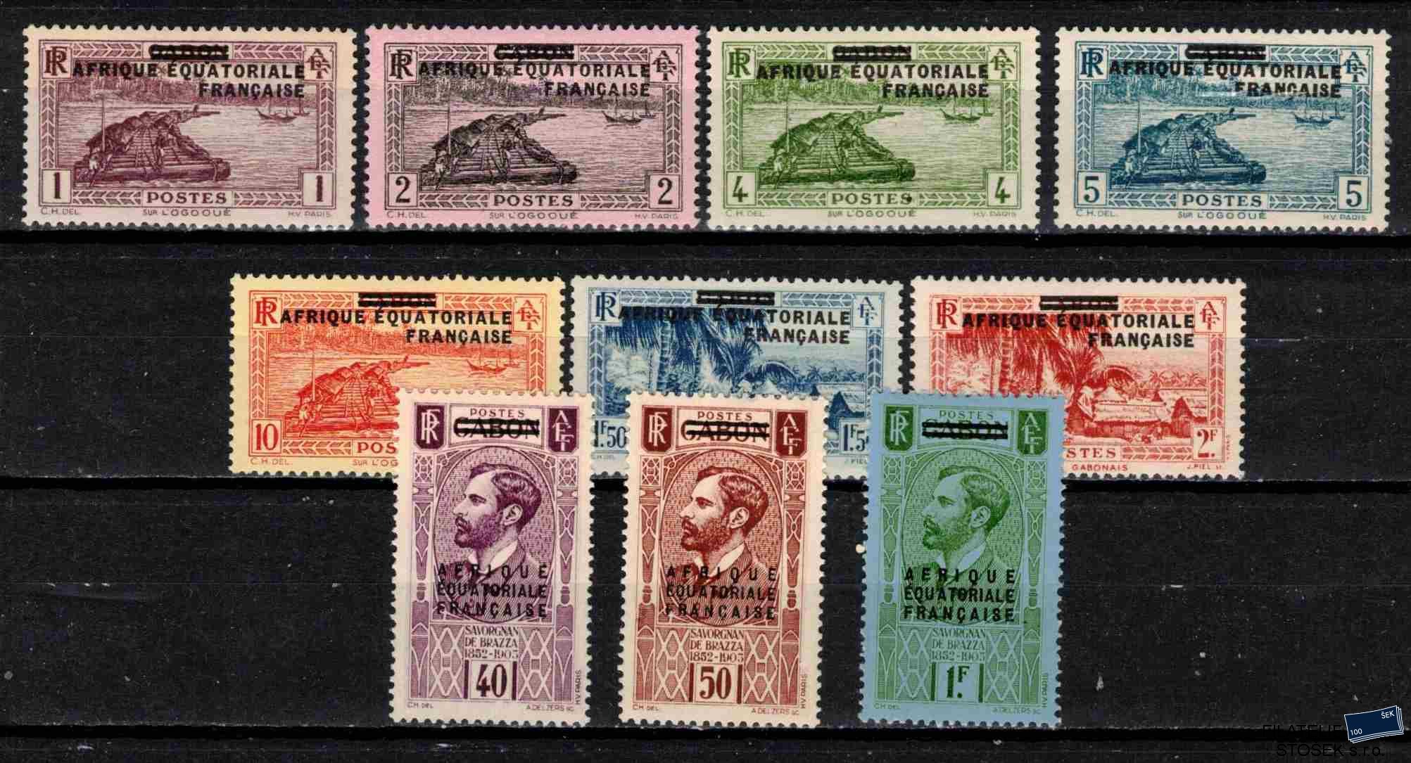 Afrika Equatoriale známky Yv 17-26