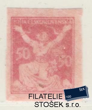ČSR I známky 155 Zt - Hedvábný papír - Vzácné