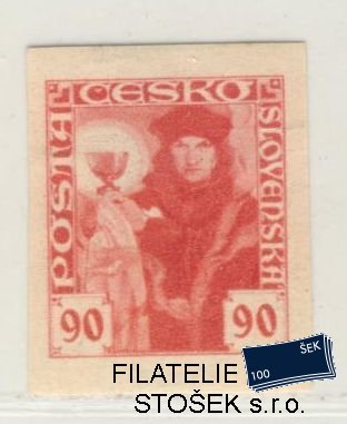 ČSR I známky 163 Zt - Červený