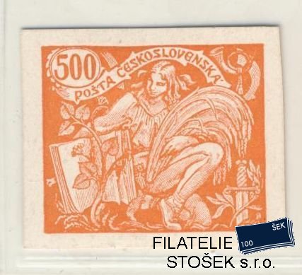 ČSR I známky 168 Zt - Oranžový - Křídový papír