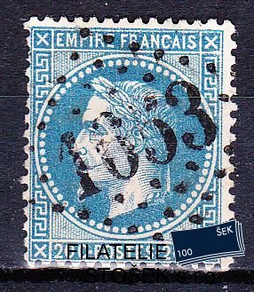 Francie známky Yv 29 B  GC 1653