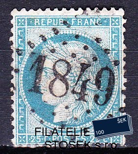 Francie známky Yv 60 A  GC 1849