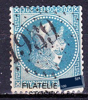 Francie známky Yv 29 B  GC 1959