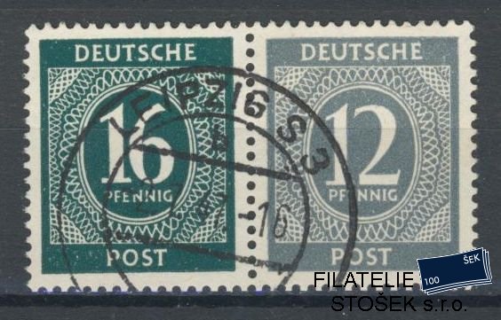Německo známky - Obsazená území Mi W 158