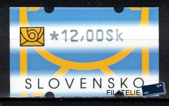 Slovensko známky AT II hodnota 12 Sk světlý tisk