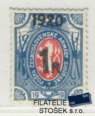 ČSR I známky PP 15 - 1920 nahoře