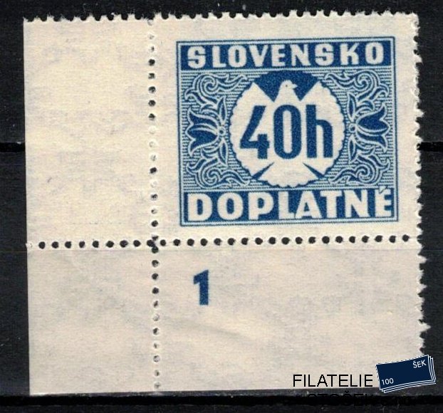 Slovenský štát známky DL 5Y Dč 1 Pr 2