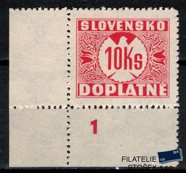 Slovenský štát známky DL 11 Y Dč 1 Pr 1
