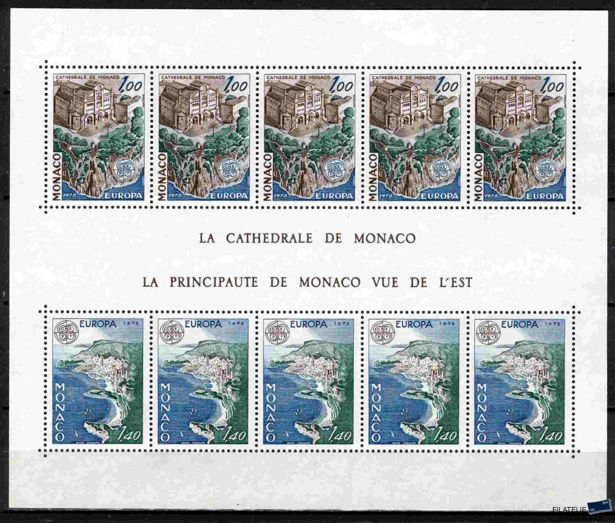Monako známky Mi 1319-20 - Bl.12