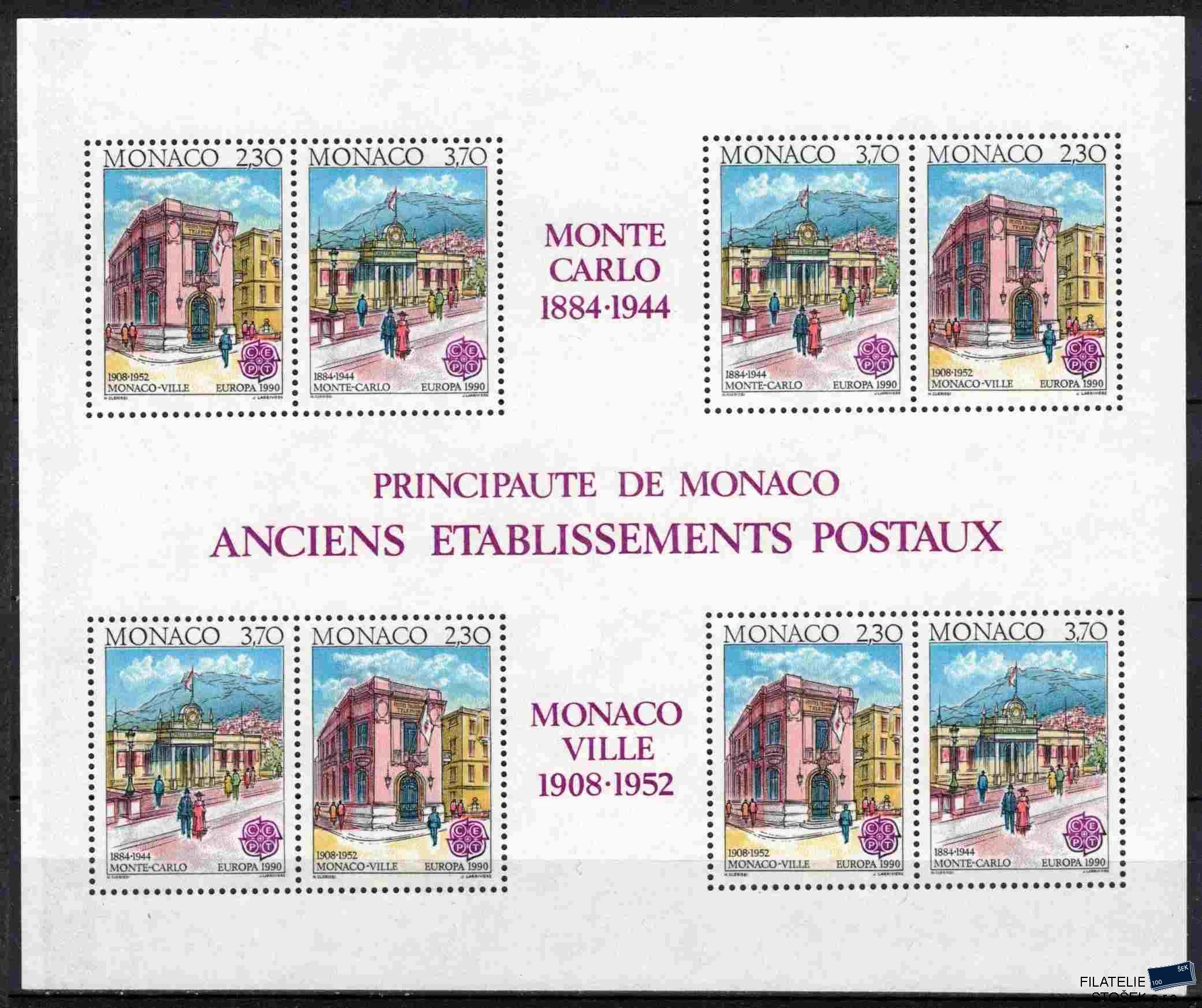 Monako známky Mi 1961-2 - Bl.47