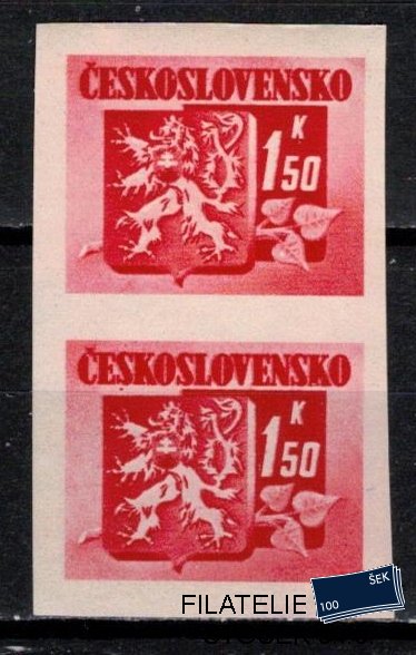 Československo známky 365 DV ZP 158 Dvoupáska