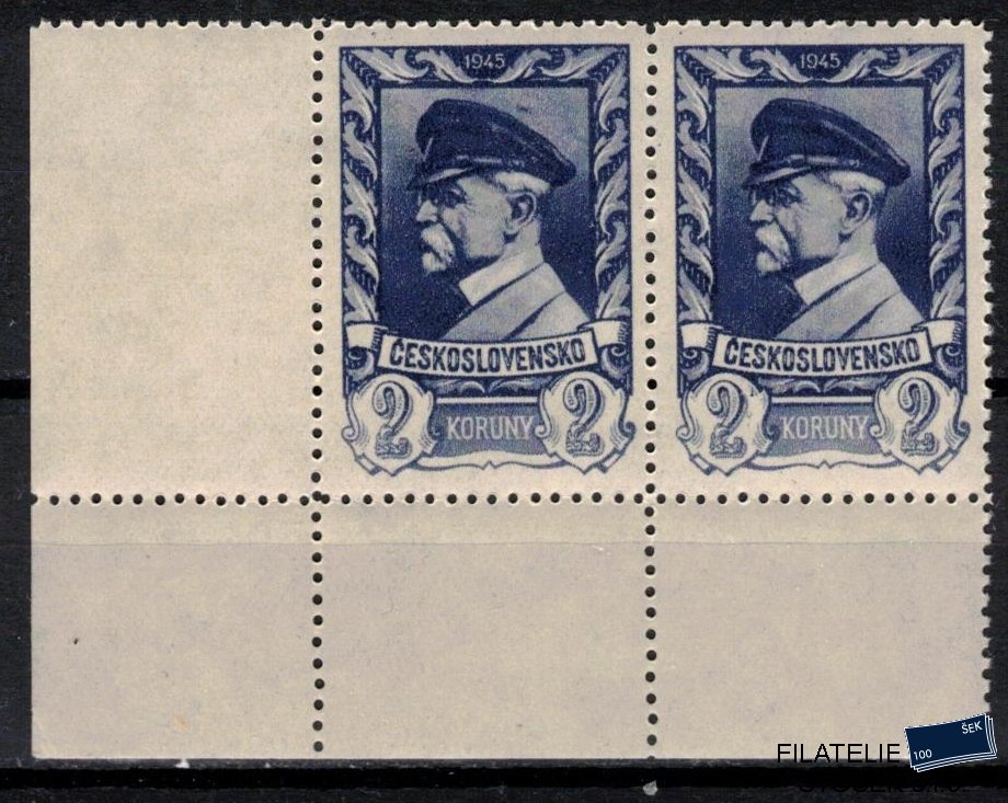 Československo známky 386 DV 91 a 92 Dvoupáska