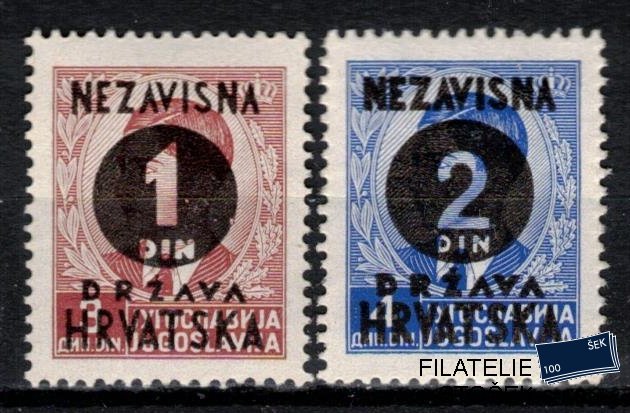Chorvatsko známky Mi 41-2